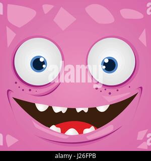 Cartoon-Ausdruck-monster Stock Vektor