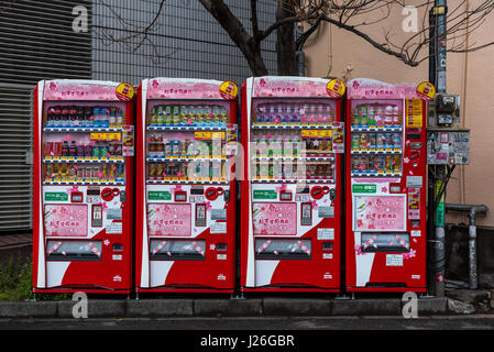 Automaten in Tokio Stockfoto