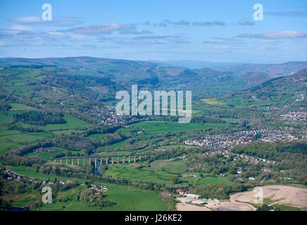 Pontcysyllte Aquädukt, Dee Valley, Nord-Wales Stockfoto