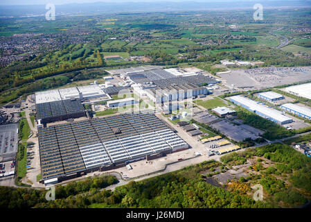 Vauxhall Auto Plant, Wirral, Cheshire, North West England Stockfoto