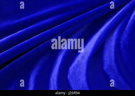 Tiefblaue samt hautnah. Hintergrund und Struktur Stockfoto