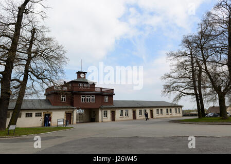 Tor Gebäude des KZ Buchenwald Stockfoto