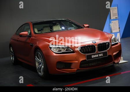 Belgrad, Serbien - 23. März 2017: Neuer BMW M6 auf Belgrad präsentiert 53. Internationalen Automobilausstellung - MSA (OICA). Stockfoto