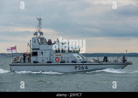 HMS Archer (P264) in Portsmouth, Großbritannien am 24. April 2017. Stockfoto