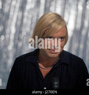 Deutscher Sänger, Wis und Synchronsprecher Volker Lechtenbrink, Deutschland 1970er Jahre. Deutsche Sänger, Schauspieler und Vertonung Schauspieler Volker Lechtenbrink, Deutschland 1970. Stockfoto