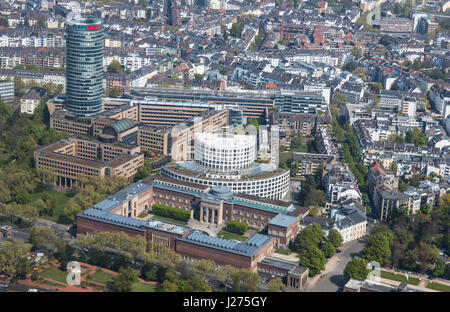 DŸsseldorf, Deutschland, Innenstadt, ERGO Versicherung Kopf Quartal Gebäude, Ehrenhof Museum, Uniper Bürogebäude, Stockfoto