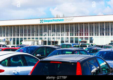 Glasgow Prestwick Flughafen Prestwick, Ayrshire, Schottland Stockfoto