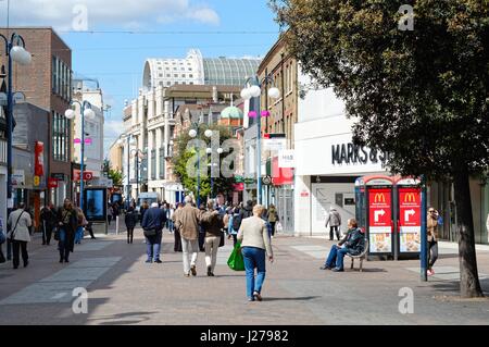 Shopping-District in Kingston auf Themse Surrey West London UK Stockfoto