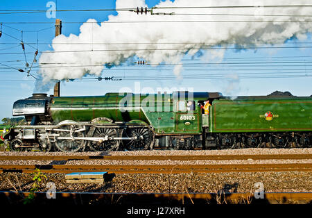 Flying Scotsman Beningbrough vier Züge Veranstaltung Stockfoto