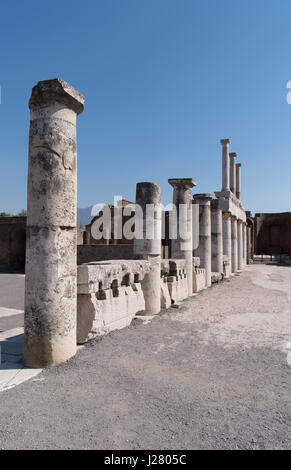 Pompeji Ruinen, UNESCO-Weltkulturerbe, Kampanien, Italien Stockfoto