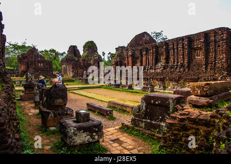 Mi Sohn Tempel, Vietnam Stockfoto