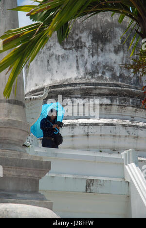 Songkran Festival, Nakhon Si Thammarat, Thailand. Stockfoto