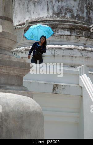 Songkran Festival, Nakhon Si Thammarat, Thailand. Stockfoto