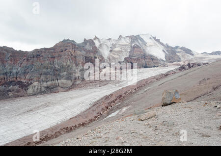 Georgien, Mzcheta-Mtianeti, Stepanzminda, Kazbegtour, Meteostation, Blick nach Süden Stockfoto