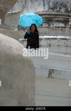 Songkran Festival, Nakhon Si Thammarat, Thailand. Stockfoto