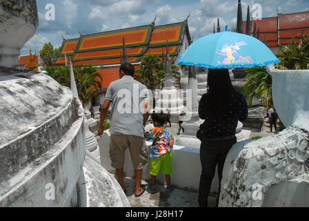 Songkran Festival, Nakhon Si Thammarat, Thailand. Stockfoto