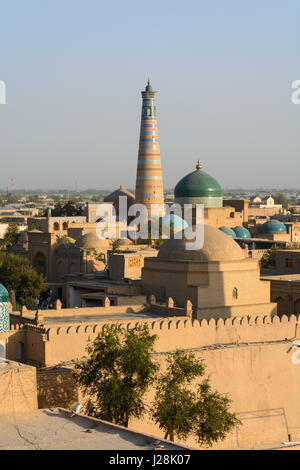 Usbekistan, Provinz Xorazm, Xiva, bereits Fort, UNESCO-Weltkulturerbe Stockfoto