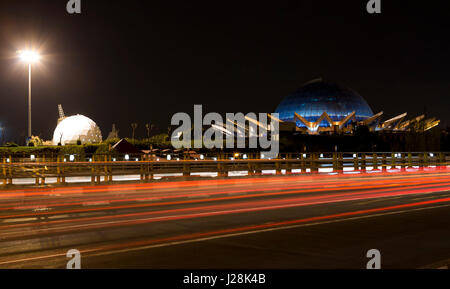 Mina Dome nachts Teheran eines schönen Gebäudes. Teheran, IRAN Stockfoto