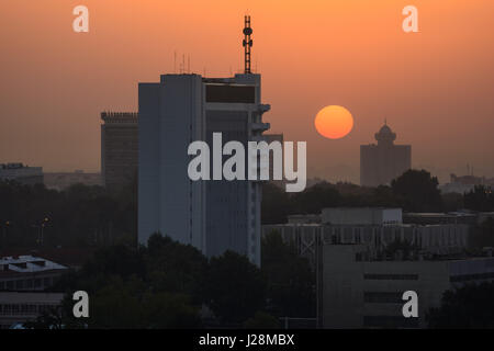 Usbekistan, Taschkent, Blick vom Hotel Usbekistan auf Taschkent Stockfoto