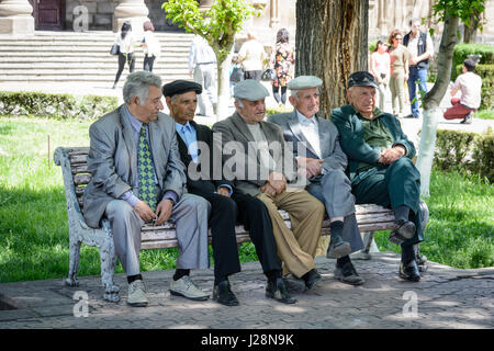 Armenien, Armawir Provinz, Vagharshapat, Volksfest am Ostersonntag am Dom Stockfoto