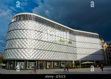 Höfe bin Brühl Einkaufszentrum, Richard-Wagner-Platz, Leipzig, Sachsen, Deutschland Stockfoto