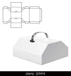 Mock-up klar Box Stock Vektor