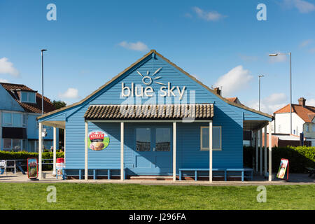 Das Blue Sky Café in Cromer Norfolk UK Stockfoto