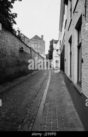 Brügge, Belgien, 29. Juli 2016: Stadtbild der Stadt Brügge. Das historische Stadtzentrum ist ein Weltkulturerbe der unesco. Es ist bekannt für seine pic Stockfoto