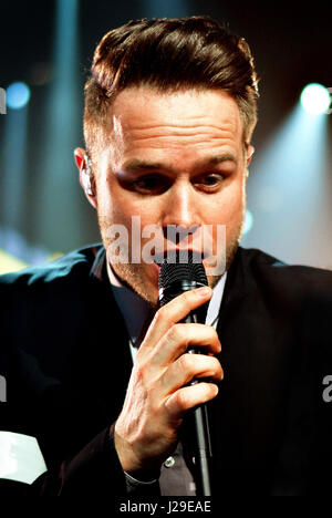 Newcastle, England, Vereinigtes Königreich. Freitag, 6. Mai 2016 Olly Murs erklingt in der Metro Radio Arena, Credit: Rob Chambers Stockfoto