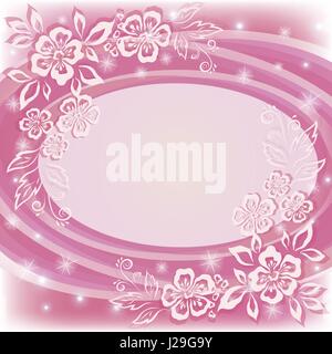 Abstrakte Blumen Hintergrund Stock Vektor