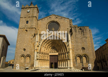 Santa Maria Basilika de Castello Empuries, Katalonien, Spanien Stockfoto