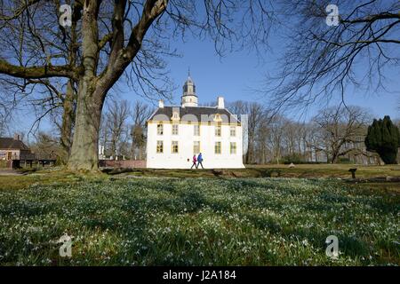 Panorama des Anwesens Fraeylemaborgh Stockfoto