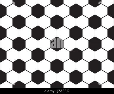 simple seamless football pattern (vector) Stock Vektor