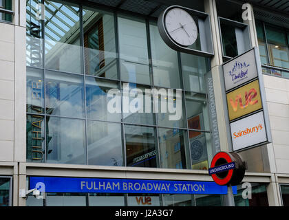 Fulham Broadway station Stockfoto