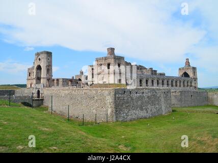 Burgruine 'Krzyztopor' in Ujazd nahe Opatow in Polen Stockfoto