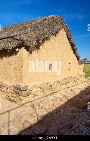 Archäologische Überreste der Ruinen von Numancia, Soria, Kastilien-Leon, Spanien Stockfoto