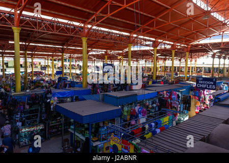 Arequipa, Peru, die Markthalle, Arequipa Markt entstand nach Plänen von Gustave Eiffel, der Erbauer des Eiffelturms Stockfoto