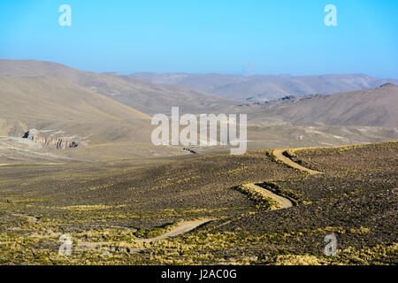 Arequipa, Peru Ashua, von Arequipa in Cabanaconde Stockfoto