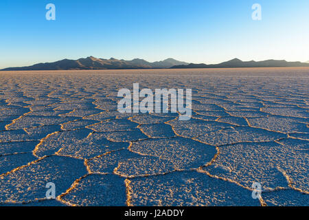 Bolivien, Abteilung von Potosi, Uyuni, Salar de Uyuni Stockfoto