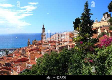 Menton, Alpes-Maritimes, 06, PACA, Cote d ' Azur, Frankreich Stockfoto