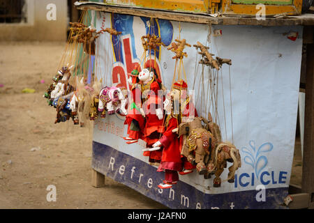 Myanmar (Burma), Mandalay Region, Mandalay, Puppenspiel Stockfoto