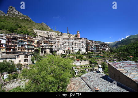 Tende, Alpes Maritimes, Roya Valley, Frankreich Stockfoto