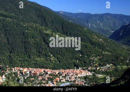 Saint Martin finestre, Alpes-Maritimes, 06, Vallee De La Vesubie, Parc national du Mercantour, PACA, Frankreich Stockfoto