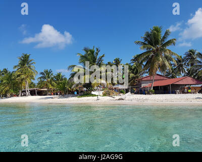 SAN BLAS, GUNA YALA, PANAMA, FEB 25: schöne Insel von San Blas, Panama am 25. Februar 2017. Stockfoto