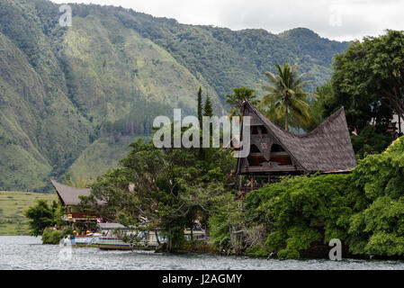 Sumatera Utara, Indonesien Kabudata Samosir, Lake Toba Stockfoto