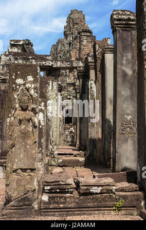 Prasat Bayon, Angkor Thom, Siem Reap, Kambodscha Stockfoto