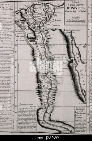 "Lettres Edifiantes et Curieuses Ecrites des Missionen Etrangeres Parquelques Missionnaires De La Comp Compagnie de Jesus (1707) Stockfoto