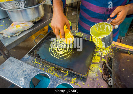 Speiselokal in Little India Enklave in George Town, Malaysia Stockfoto