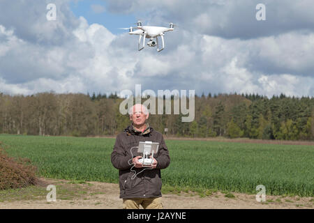 Mann-Drohne Stockfoto