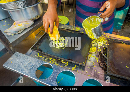 Speiselokal in Little India Enklave in George Town, Malaysia Stockfoto